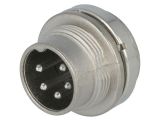 Industrial connector, male, 5A, 300V, 5-pole, T 3362 000