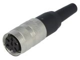 Industrial connector, female, 5A, 300V, 6-pole, T 3401 001
