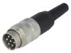 Industrial connector, male, 5A, 300V, 6 pole, T 3402 000