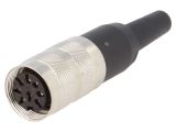 Industrial connector, female, 5A, 100V, 8-pole, T 3505 001