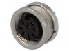 Industrial connector, male, 5A, 100V, 8 pole, T 3504 001