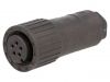 Industrial connector, male, 10A, 50V, 14 pole