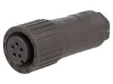 Industrial connector, female, 10A, 50V, 5-pole, 932841100 CM 06 EA 14S-5 S
