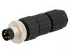 Industrial connector, male, 4A, 60V, 3 pole, 933406100 ELST 3008 V