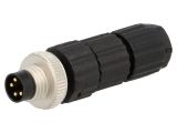 Industrial connector, male, 4A, 60V, 4-pole, 933407100 ELST 4008 V