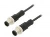 Sensor cable, female/female, 4A, 250V, 4-pin, 1m
