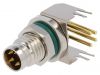 Industrial connector, male, 4A, 30V, 3 pole, M8S-03PMMR-SF8001