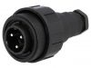 Industrial connector, male, 12A, 250V, 3 pole, PX0730/P