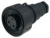 Industrial connector, female, 12A, 250V, 3 pole, PX0730/S