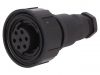 Industrial connector, female, 5A, 250V, 6 pole, PX0740/S