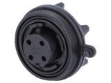 Industrial connector, female, 10A, 250V, 4-pole, PX0747/S