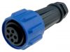 Industrial connector, male, 32A, 600V, 4 pole, PX0911/04/P