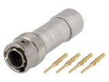 Industrial connector, male, 13A, 300V, 4-pole, RT0610-4PNH-K