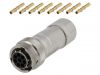 Industrial connector, female, 13A, 300V, 4 pole, RT0610-4SNH-K