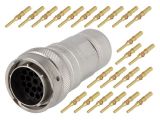 Industrial connector, male, 13A, 300V, 23-pole, RT0618-23PNH-K
