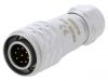Industrial connector, male, 5A, 125V, 6 pole, SF1210/P6I