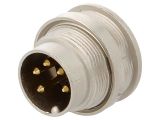 Industrial connector, male, 5A, 250V, 5-pole, SGV 50/6