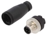Industrial connector, male, 4A, 60V, 5 pole