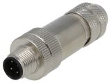 Industrial connector, male, 4A, 250V, 4 pole