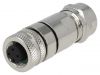 Industrial connector, female, 2A, 30V, 8 pole