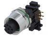 Industrial connector, female, 4A, 250V, 4 pole
