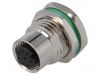 Industrial connector, female, 4A, 250V, 4 pole