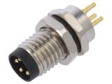 Industrial connector, female, 3A, 60V, 3 pole