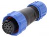 Industrial connector, female, 5A, 180V, 5 pole, SP1310/S5IN