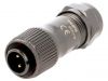 Industrial connector, female, 5A, 125V, 6 pole, SP1312/S6