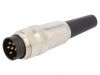 Industrial connector, male, 3A, 60V, 12 pole, SV 120