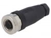 Industrial connector, male, 3A, 60V, 4 pole, 8-1437719-4