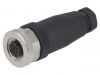 Industrial connector, female, 4A, 250V, 4 pole, T4110012041-000