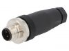 Industrial connector, female, 4A, 250V, 4 pole, T4110512041-000