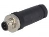 Industrial connector, male, 4A, 250V, 4 pole, T4111001041-000