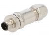 Industrial connector, male, 4A, 250V, 4 pole, T4111002041-000