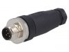 Industrial connector, male, 4A, 250V, 4 pole, T4111012041-000