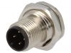 Industrial connector, male, 4A, 250V, 4 pole, T4113512041-000
