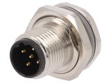 Industrial connector, male, 4A, 60V, 5-pole, T4130412051-000