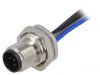 Industrial connector, male, 4A, 250V, 4 pole, T4171010004-001