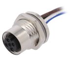 Industrial connector, female, 4A, 250V, 4-pole, T4171110004-001