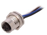 Industrial connector, female, 4A, 250V, 4-pole, T4171110004-002