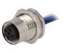 Industrial connector, female, 4A, 60V, 5 pole, T4171110005-002