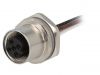 Industrial connector, female, 4A, 250V, 4 pole, T4171310004-001