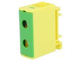Terminal block, VC05-0047, 50mm2, 160A, 1kV, yellow/green