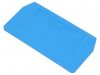 Partition cap, ZDU2.5, blue, wemid, max. 125 ° C