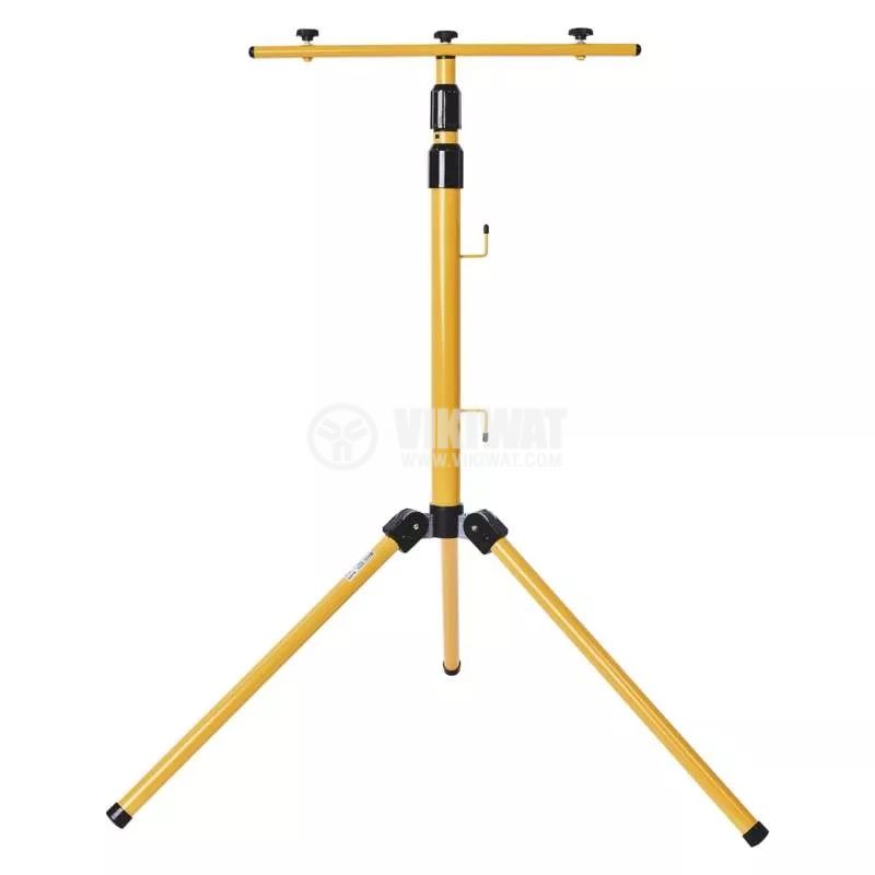 Floodlight tripod stand ZS9510, steel, yellow, 4kg, 66-180cm - 8