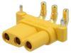 DC Connector MR30PW-FB, 90° angled, socket, female