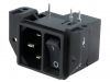 AC Power socket, IEC 60320, 250VAC, 11A, DC21.0021.1111