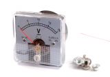 Analogue panel voltmeter, SF-50, 20 V, DC, self-contained, 50x50 mm