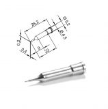 Soldering tip 0102CDLF04, screwdriver, ф0.4mm